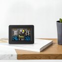 Stacja pogody bezprzewodowa termometr higrometr barometr data alarm LCD