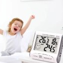 Stacja pogody z termometrem higrometrem sondą -10-50C LCD