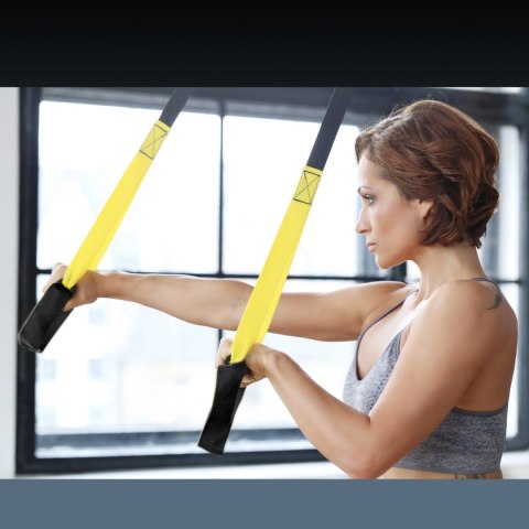 Taśmy do ćwiczeń pasy treningowe z uchwytami