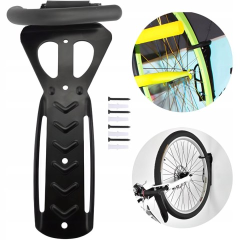 Uchwyt wieszak rowerowy ścienny na koła 24-29'' do 30 kg