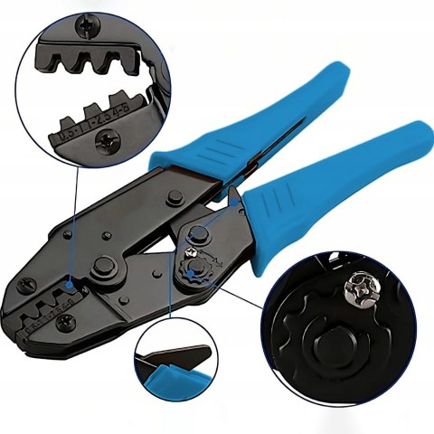 Zaciskarka praska kabli konektorów nieizolowanych 0.5-6 mm2