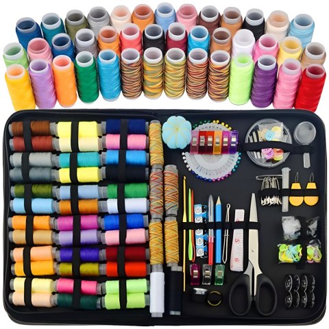 Zestaw do szycia przybornik krawiecki w etui - 226 el.