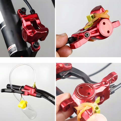 Zestaw narzędzi do odpowietrzania hamulców rowerowych Shimano Tektro - 30 el.