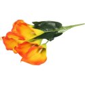 Bukiet 7 CALLI GUMOWANYCH 62 cm KOLOR POMARAŃCZOWY