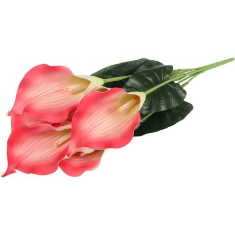 Bukiet 7 CALLI GUMOWANYCH 62 cm KOLOR RÓŻOWY