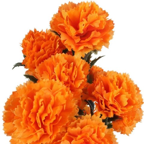 Bukiet GOŹDZIKÓW 42 cm POMARAŃCZOWY