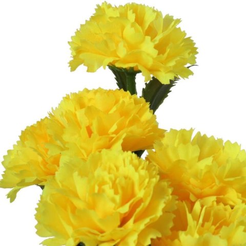 Bukiet GOŹDZIKÓW 42 cm ŻÓŁTY
