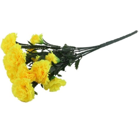 Bukiet GOŹDZIKÓW 42 cm ŻÓŁTY