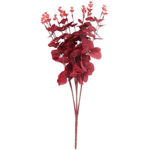 Bukiet liści EUCALYPTUSA w kolorze BORDOWYM 50 cm