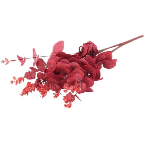 Bukiet liści EUCALYPTUSA w kolorze BORDOWYM 50 cm