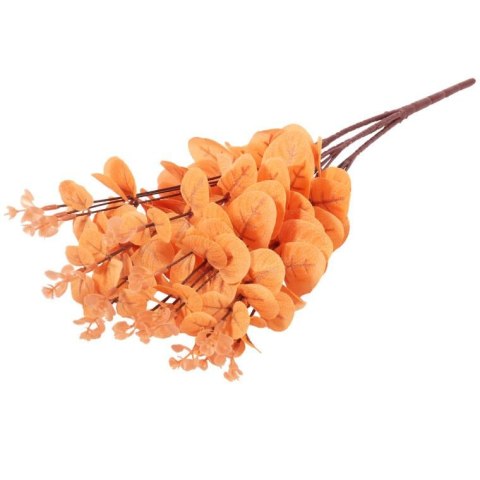 Bukiet liści EUCALYPTUSA w kolorze POMARAŃCZOWYM 50 cm