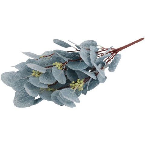 Bukiet liści jabłoni w kolorze NIEBIESKIM 52 cm