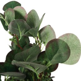 Bukiet liści jabłoni w kolorze ZIELONO FIOLETOWYM 52 cm