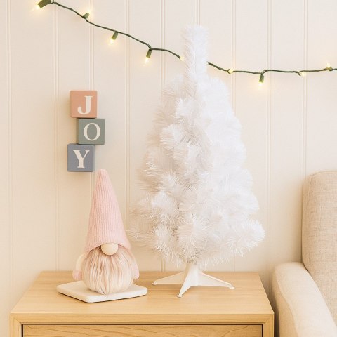 Choinka ZIELONA OŚNIEŻONA 60 CM