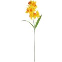 GAŁĄZKA Z 9 KWIATAMI NARCYZA 70 CM ŻÓŁTA