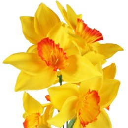 GAŁĄZKA Z 9 KWIATAMI NARCYZA 70 CM ŻÓŁTA