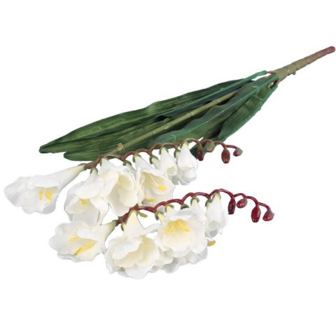 Gałązka 2 FREZJI 54 CM BIAŁA