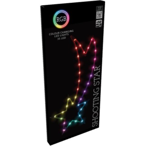 KOMETA DEKORACYJNA WISZĄCA 35LED RGB USB KOMETA DEKORACYJNA WISZĄCA 35LED RGB USB
