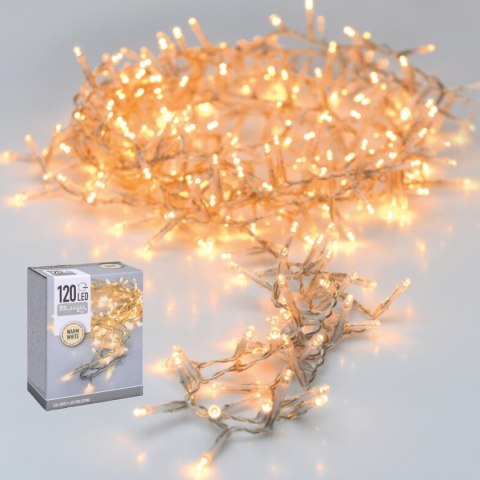 LAMPKI CHOINKOWE ŁAŃCUCH ŚWIETLNY 120 LED TIMER CIEPŁY BIAŁY PRZEŹROCZYSTY PRZEWÓD LAMPKI CHOINKOWE ŁAŃCUCH ŚWIETLNY 120 LED TIMER CIEPŁY BIAŁY PRZEŹROCZYSTY PRZEWÓD