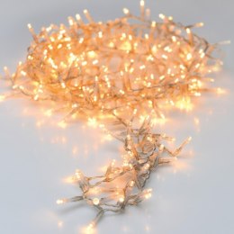 LAMPKI CHOINKOWE ŁAŃCUCH ŚWIETLNY 480 LED TIMER CIEPŁY BIAŁY PRZEŹROCZYSTY PRZEWÓD