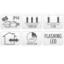 LAMPKI CHOINKOWE ŁAŃCUCH ŚWIETLNY 750 LED FLASH BIAŁE LAMPKI CHOINKOWE ŁAŃCUCH ŚWIETLNY 750 LED FLASH BIAŁE
