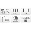 LAMPKI CHOINKOWE ŁAŃCUCH ŚWIETLNY 750 LED FLASH CIEPŁY BIAŁY LAMPKI CHOINKOWE ŁAŃCUCH ŚWIETLNY 750 LED FLASH CIEPŁY BIAŁY