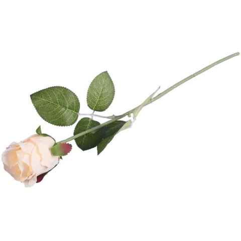 RÓŻA POJEDYNCZA 46 CM KREMOWA
