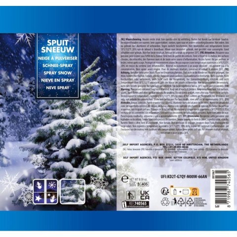 SZTUCZNY ŚNIEG W SPRAYU OZDOBNY NA CHOINKĘ OKNO 300ML SZTUCZNY ŚNIEG W SPRAYU OZDOBNY NA CHOINKĘ OKNO 300ML