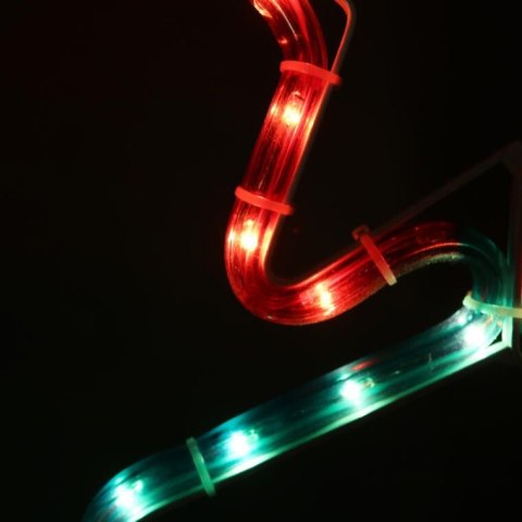 BOŻONARODZENIOWA DEKORACJA Z WĘŻA ŚWIETLNEGO LED- CHOINKA 50 CM