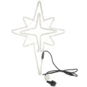 BOŻONARODZENIOWA DEKORACJA Z WĘŻA ŚWIETLNEGO LED- GWIAZDA BETLEJEMSKA 60 CM