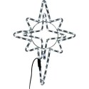 BOŻONARODZENIOWA DEKORACJA Z WĘŻA ŚWIETLNEGO LED- GWIAZDA BETLEJEMSKA 60 CM