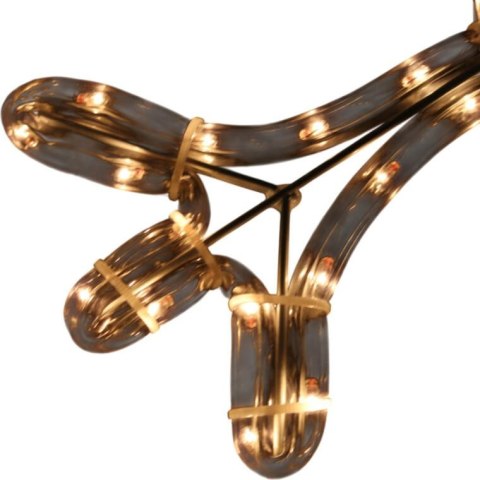 BOŻONARODZENIOWA DEKORACJA Z WĘŻA ŚWIETLNEGO LED- PŁATEK ŚNIEGU SNIEŻYNKA 38 CM