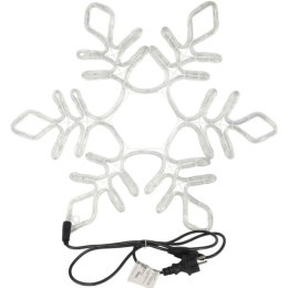 BOŻONARODZENIOWA DEKORACJA Z WĘŻA ŚWIETLNEGO LED- ŚNIEŻYNKA 56 CM