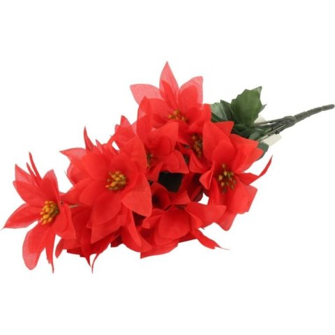 Bukiet 14 POINSECJI 44 cm KOLOR CZERWONY
