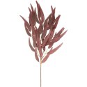 GAŁĄZKA LIŚCI PAPIRUSA 70 cm KOLOR BORDOWY