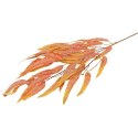 GAŁĄZKA LIŚCI PAPIRUSA 70 cm KOLOR POMARAŃCZOWY