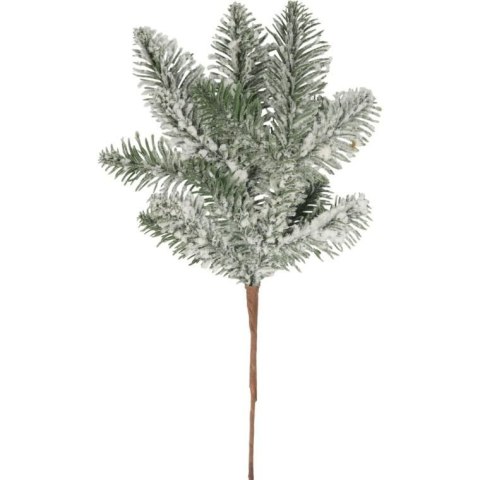 GAŁĄZKA ŚWIERKOWA OŚNIEŻONA PIK 32 CM ZIELONA