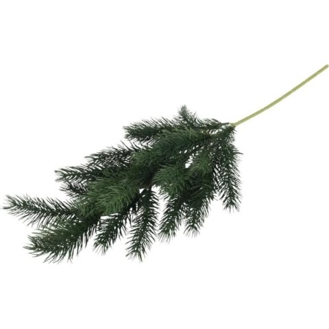 GAŁĄZKA ŚWIERKOWA gumowana 64 cm zielona