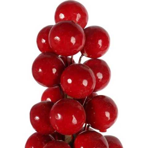 GAŁĄZKA z JARZĘBINĄ 24 CM czerwona