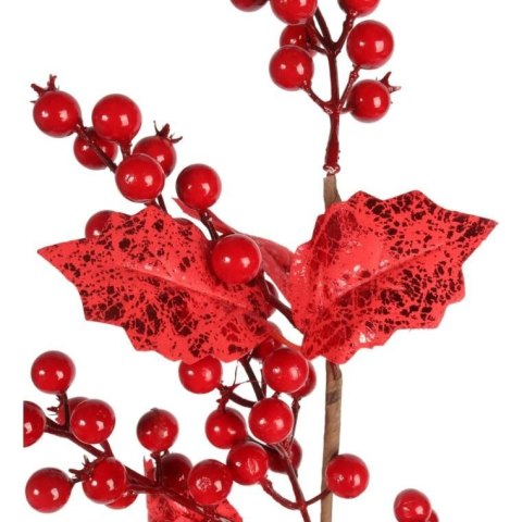 GAŁĄZKA z JARZĘBINĄ czerwona 68 CM