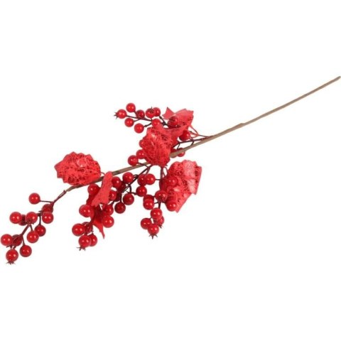 GAŁĄZKA z JARZĘBINĄ czerwona 68 CM