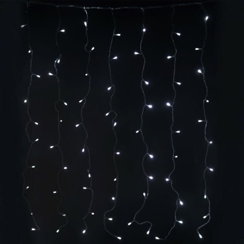 KURTYNA 100 LED ZASŁONA ŚWIETLNA LAMPKI ŚWIĘTA LAMPKA ŚWIĄTECZNA 1.5 X1.5 M