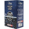 KURTYNA 200 LED ZASŁONA ŚWIETLNA LAMPKI ŚWIĘTA LAMPKA ŚWIĄTECZNA 2 x 1 m