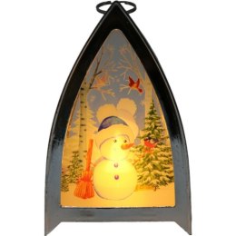 LAMPION ŚWIĄTECZNY LATARENKA DEKORACJA ŚWIETLNA LED BOŻE NARODZENIE BAŁWAN