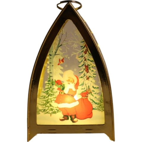 LAMPION ŚWIĄTECZNY LATARENKA DEKORACJA ŚWIETLNA LED BOŻE NARODZENIE MIKOŁAJ