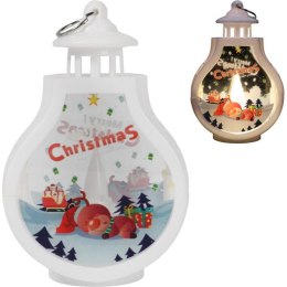 LAMPION ŚWIĄTECZNY LATARENKA DEKORACJA ŚWIETLNA LED BOŻE NARODZENIE reniferek