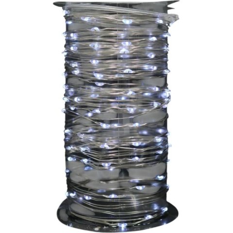 LAMPKI CHOINKOWE 120 LED IP20 ZIMNY BIAŁY NA BATERIE