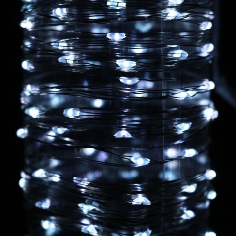 LAMPKI CHOINKOWE 120 LED IP20 ZIMNY BIAŁY NA BATERIE