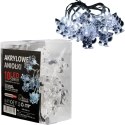 Lampki choinkowe na sznurze AKRYLOWE ANIOŁKI 10 led na baterie