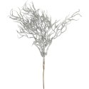 PIK Z BROKATOWYMI GAŁĄZKAMI 30 CM SREBRNY